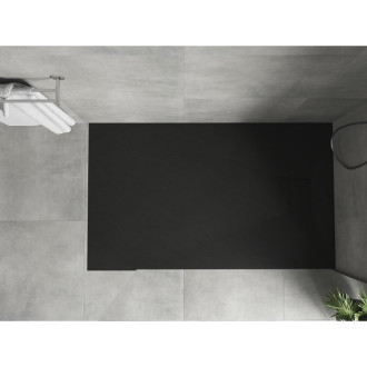 Mexen HUGO Sprchová vanička SMC obdélníková 80x140x2,6 cm, černá 42708014