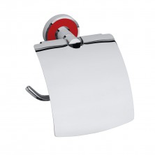 BEMETA TREND-I: Držák toaletního papíru s krytem, červená 104112018c