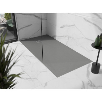 Mexen STONE+ sprchová vanička, obdélníková 70x180x2,5 cm, šedo-beton 44617018