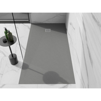 Mexen STONE+ sprchová vanička, obdélníková 70x180x2,5 cm, šedo-beton 44617018