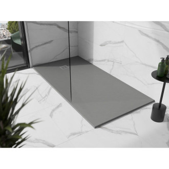 Mexen STONE+ sprchová vanička, obdélníková 70x180x2,5 cm, šedo-beton 44617018