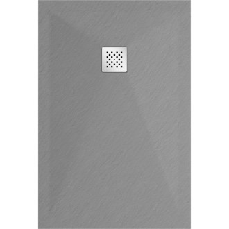 Mexen STONE+ sprchová vanička, obdélníková 80x90x2,5 cm, šedo-beton 44618090