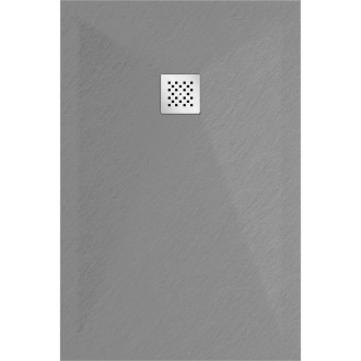 Mexen STONE+ sprchová vanička, obdélníková 90x130x3 cm, šedý beton 44619013