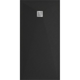 Mexen STONE+ sprchová vanička, obdélníková 70x180x2,5 cm, černá 44707018
