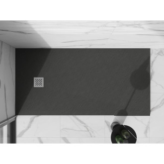 Mexen STONE+ sprchová vanička, obdélníková 70x160x2,5 cm, antracit 44717016