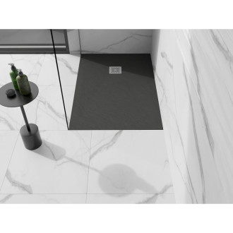 Mexen STONE+ sprchová vanička, obdélníková 80x130x2,5 cm, antracit 44718013