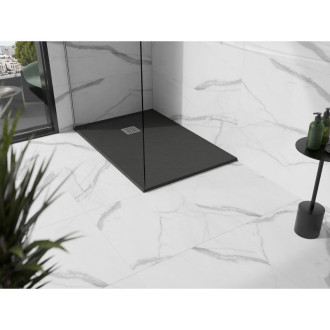 Mexen STONE+ sprchová vanička, obdélníková 80x140x2,5 cm, antracit 44718014