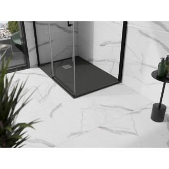 Mexen STONE+ sprchová vanička, obdélníková 80x140x2,5 cm, antracit 44718014