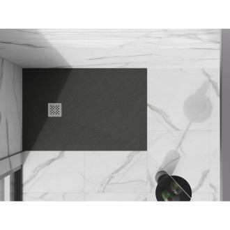 Mexen STONE+ sprchová vanička, obdélníková 90x130x3 cm, antracit 44719013
