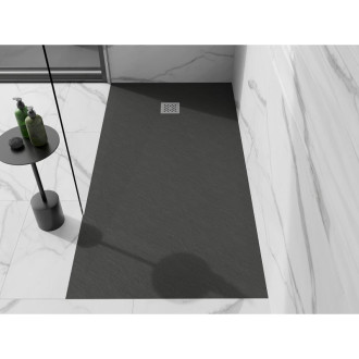 Mexen STONE+ sprchová vanička, obdélníková 90x160x3 cm, antracit 44719016