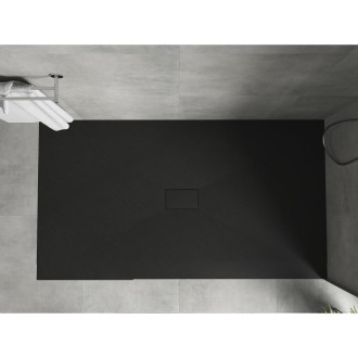 Mexen HUGO Sprchová vanička SMC, obdélníková, 100x150x2,6 cm, černá 42701015