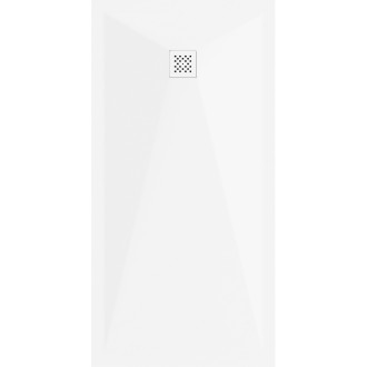 Mexen Stone+ obdélníková kompozitová vanička 180x70 cm, bílá, bílý kryt 44107018-W