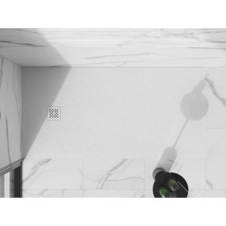 Mexen Stone+ obdélníková kompozitová vanička 200x100 cm, bílá, bílý kryt 44101020-W