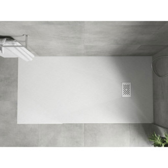 Mexen Hugo obdélníková sprchová vanička SMC 180 x 80 cm, bílá, bílý kryt - 42108018-W