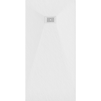 Mexen Hugo obdélníková sprchová vanička SMC 180 x 80 cm, bílá, bílý kryt - 42108018-W