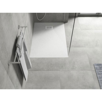 Mexen Hugo obdélníková sprchová vanička SMC 130 x 90 cm, bílá, bílý kryt - 42109013-W