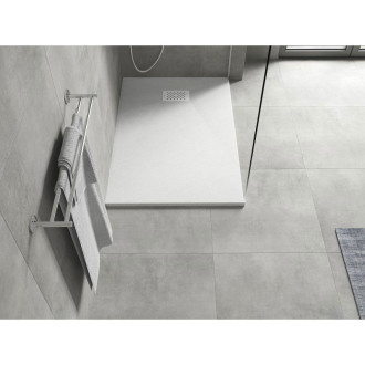 Mexen Hugo obdélníková sprchová vanička SMC 130 x 90 cm, bílá, bílý kryt - 42109013-W