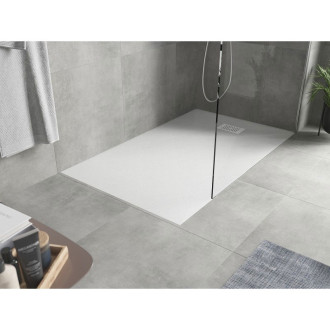 Mexen Hugo obdélníková sprchová vanička SMC 160 x 90 cm, bílá, bílý kryt - 42109016-W