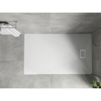 Mexen Hugo obdélníková sprchová vanička SMC 160 x 90 cm, bílá, bílý kryt - 42109016-W