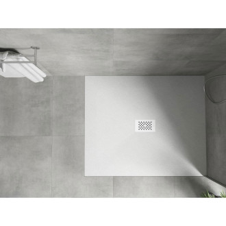 Mexen Hugo obdélníková sprchová vanička SMC 110 x 100 cm, bílá, bílý kryt - 42101011-W