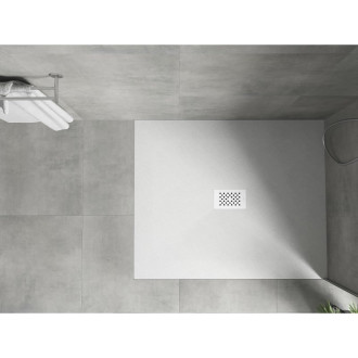Mexen Hugo obdélníková sprchová vanička SMC 120 x 100 cm, bílá, bílý kryt - 42101012-W