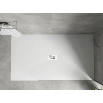 Mexen Hugo obdélníková sprchová vanička SMC 170 x 100 cm, bílá, bílý kryt - 42101017-W