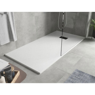 Mexen Hugo obdélníková sprchová vanička SMC 180 x 90 cm, bílá, černý kryt - 42109018-B