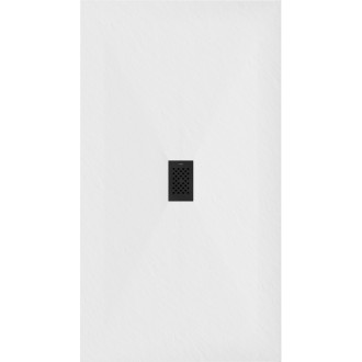 Mexen Hugo obdélníková sprchová vanička SMC 170 x 100 cm, bílá, černý kryt - 42101017-B