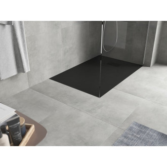 Mexen Hugo obdélníková sprchová vanička SMC 130 x 90 cm, černá, černý kryt - 42709013-B