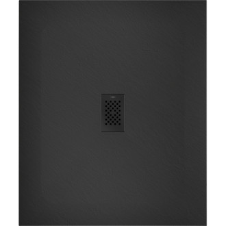Mexen Hugo obdélníková sprchová vanička SMC 130 x 100 cm, černá, černý kryt - 42701013-B