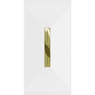 Mexen Toro obdélníková sprchová vanička SMC 180 x 80 cm, bílá, zlatý kryt - 43108018-G