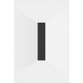 Mexen Toro obdélníková sprchová vanička SMC 130 x 80 cm, bílá, černý kryt - 43108013-B