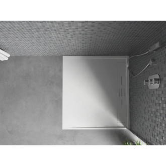 Mexen Amon obdélníková sprchová vanička SMC 100 x 90 cm, bílá - 4F109010