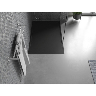 Mexen Amon obdélníková sprchová vanička SMC 130 x 90 cm, černá - 4F709013