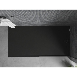 Mexen Amon obdélníková sprchová vanička SMC 160 x 90 cm, černá - 4F709016