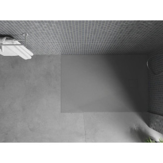 Mexen Bert obdélníková sprchová vanička SMC 100 x 80 cm, šedá - 4K618010