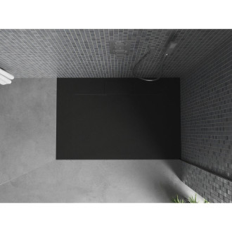 Mexen Egon obdélníková sprchová vanička SMC 150 x 90 cm, černá - 4R709015
