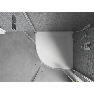 Mexen Bert půlkruhová sprchová vanička SMC 90 x 90 cm, bílá - 4KR109090