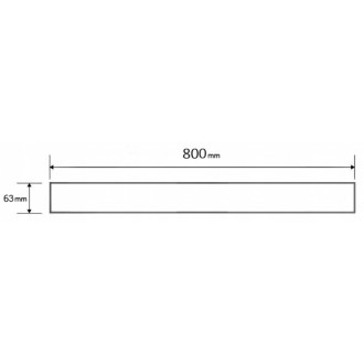 Mexen M33 80 cm - Rošt pro lineární žlab Flat / Flat 363 1033080