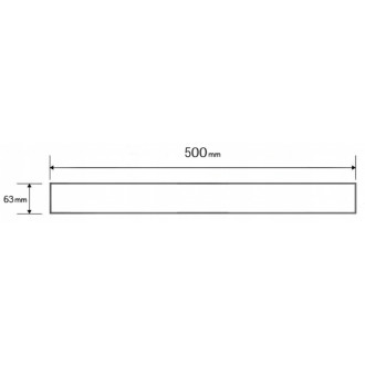 Mexen M33 50 cm - Rošt pro odtokový žlab FLAT / Flat 360, zlatý 1533050