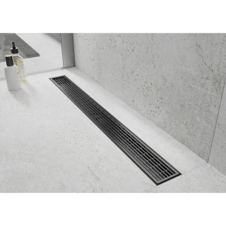 Mexen M33 50 cm - Rošt pro odtokový žlab FLAT / Flat 360, černý 1733050
