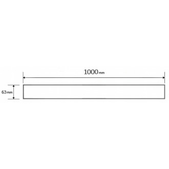 Mexen M33 kryt pro lineární odtok 100 cm, černý - 1733100