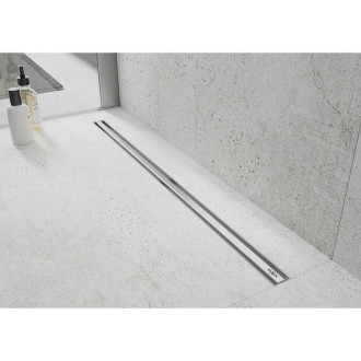 Mexen FLAT 360 SLIM 140 cm - Lineární odtokový žlab, nerez 1041140