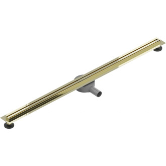 Mexen FLAT 360 SLIM 160 cm - Lineární odtokový žlab, zlatá 1541160