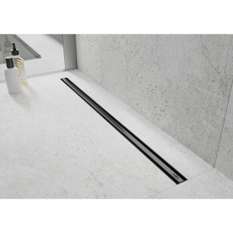 Mexen FLAT 360 SLIM 140 cm - Lineární odtokový žlab, černá 1741140