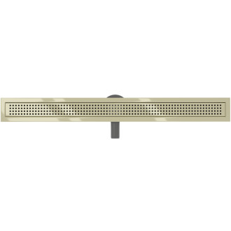 Mexen Flat 360° M08 otočný lineární odtok 80 cm, zlatý - 1525080-40