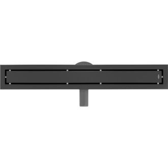Mexen Flat 360° M13 2v1 otočný lineární odtok 50 cm, černý - 1710050-40