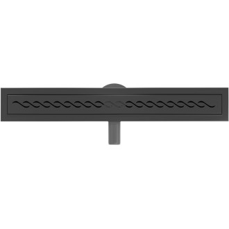 Mexen Flat 360° M18 otočný lineární odtok 70 cm, černý - 1723070-40