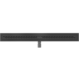 Mexen Flat 360° M18 otočný lineární odtok 80 cm, černý - 1723080-40
