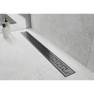 Mexen Flat 360° M15 otočný lineární odtok 90 cm, černý - 1724090-40
